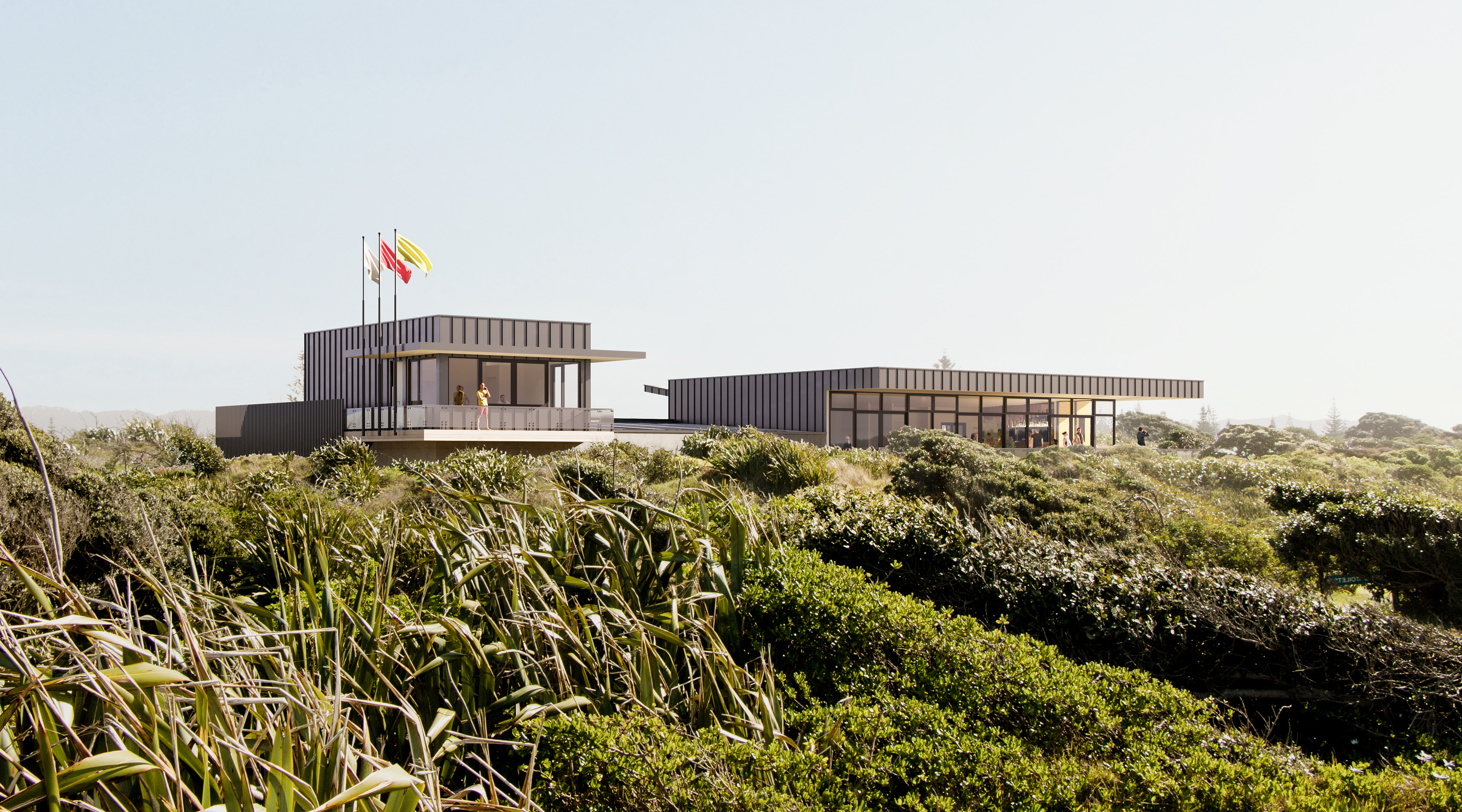 Paekakariki Surf Club Exterior - Beach Side