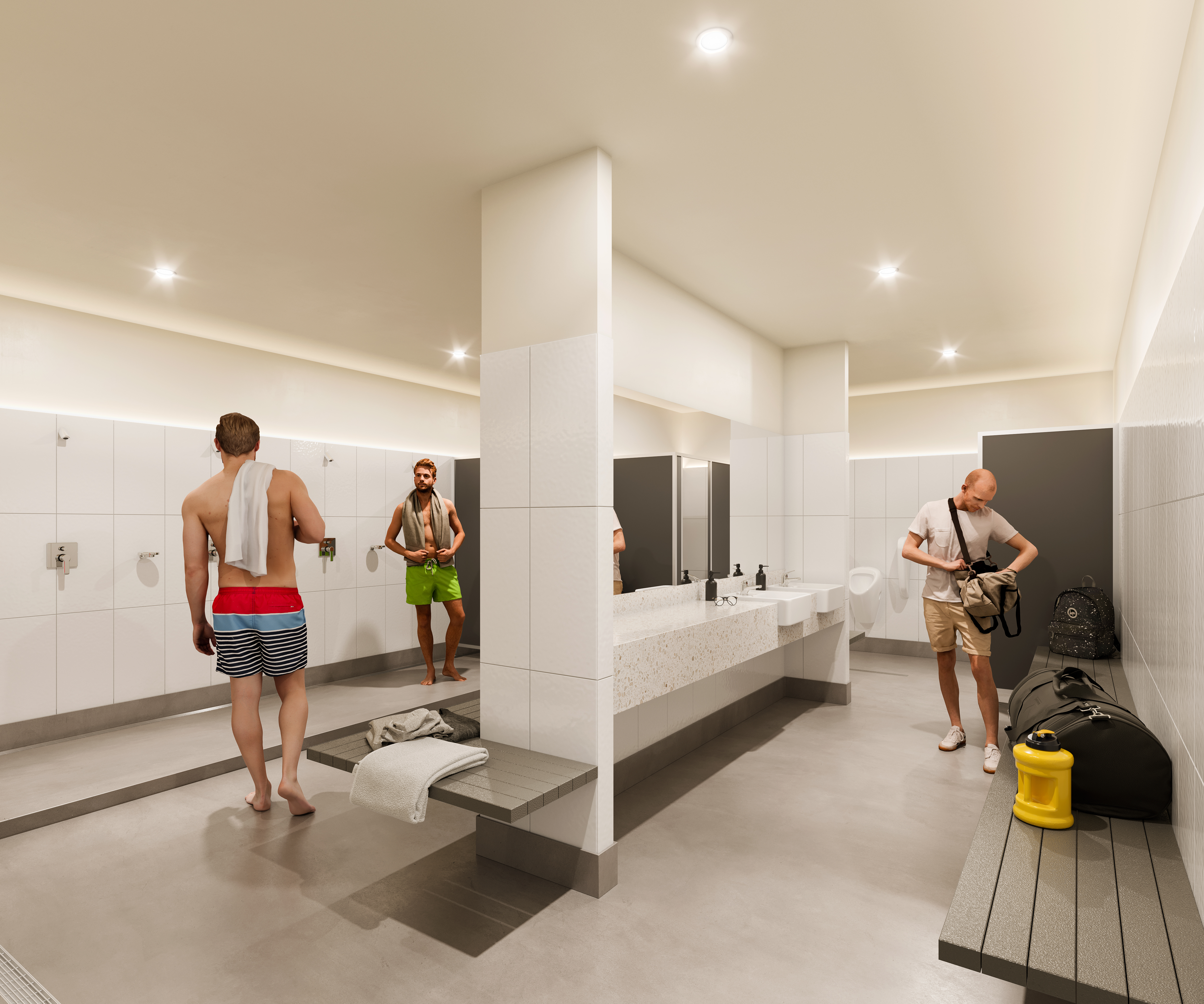 Paekakariki Surf Club Interior Changing Room